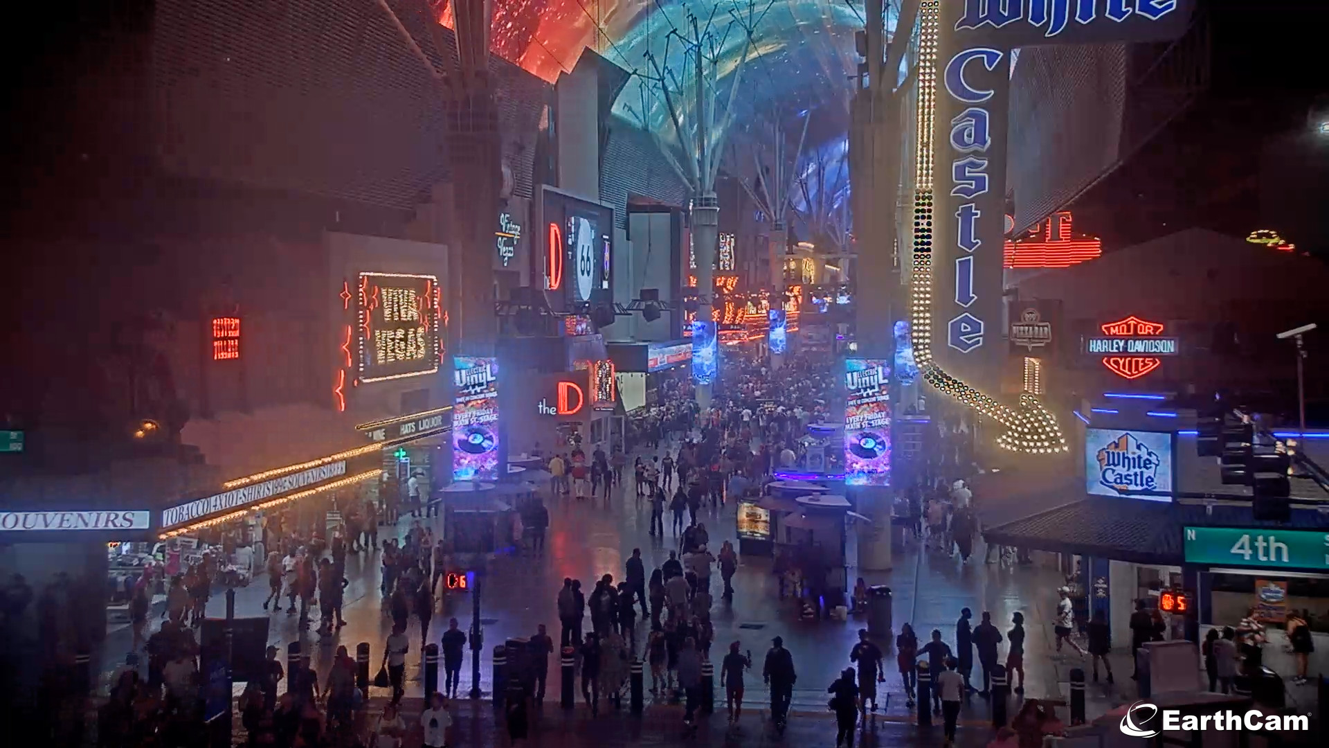 4K HDR) Fremont Street Las Vegas New Year's Eve 2023 - Las Vegas