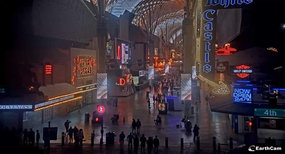 4K HDR) Fremont Street Las Vegas New Year's Eve 2023 - Las Vegas