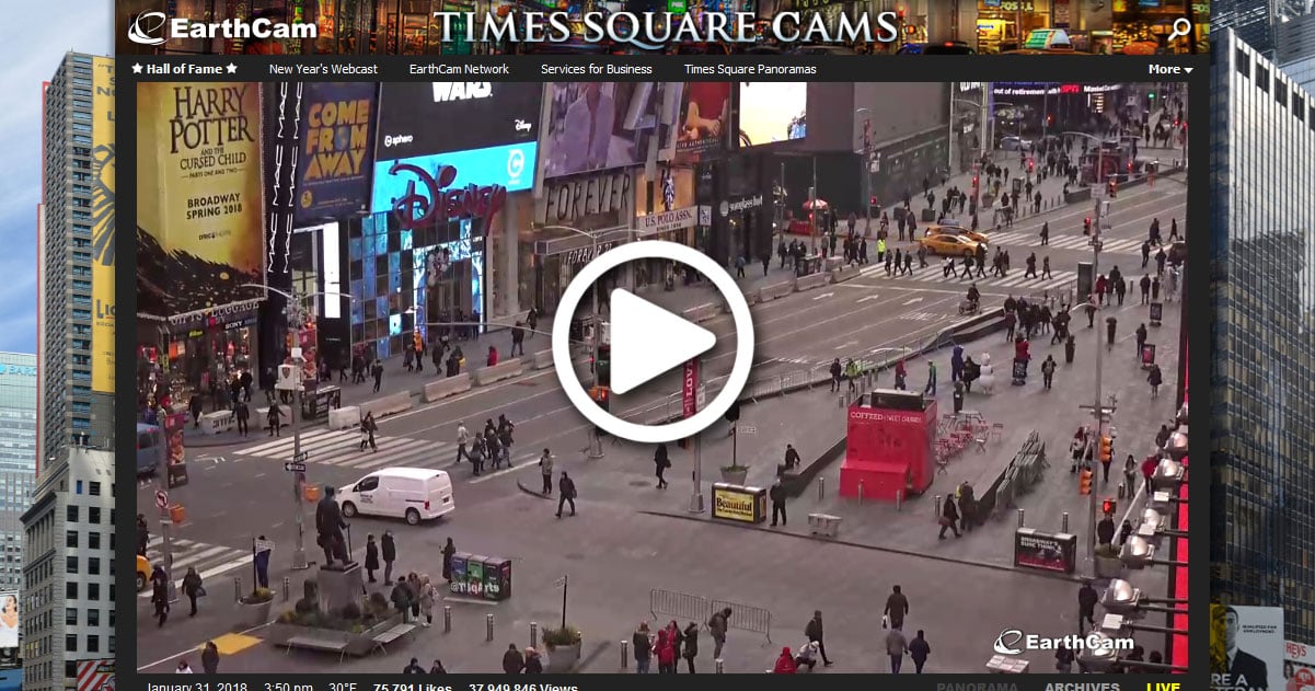 Times Square Cams Earthcam