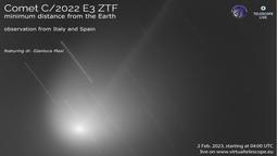 Comet C/2022 E3 - Virtual Telescope Project