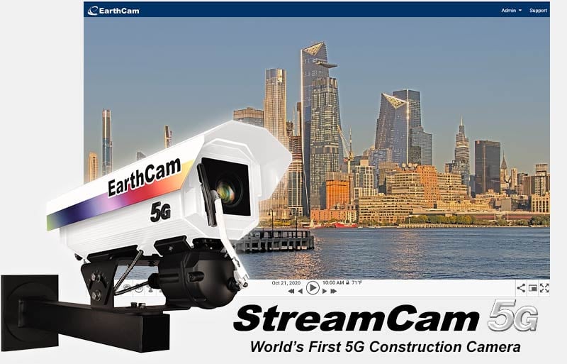 EarthCam: Broadcast Quality Live Streaming Construction Cameras